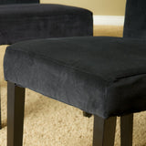 Christopher Knight Home® - Noble House - Venetian Black Velvet Dining Chair