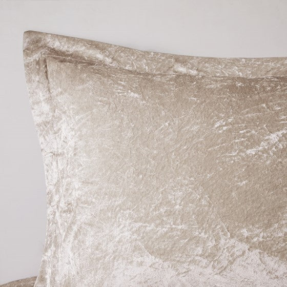 English Elm Twin/Twin Plush Velvet Comforter Set with Embroidered Throw Pillow, Quilted Microfiber Reversible Luxury Bedding B035P203251