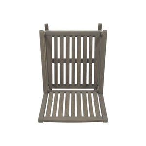 English Elm Christopher Knight Home® - Acacia Outdoor Porch Rocking Chair – Durable Acacia Hardwood, Rustic Slat Design, Smooth Rocking Motion Grey 65490.00GRY