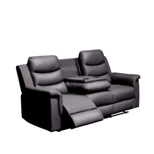 English Elm Reclining Loveseat Slipcover Stretch Fit with Console and Cup Holder Access W2297S00031