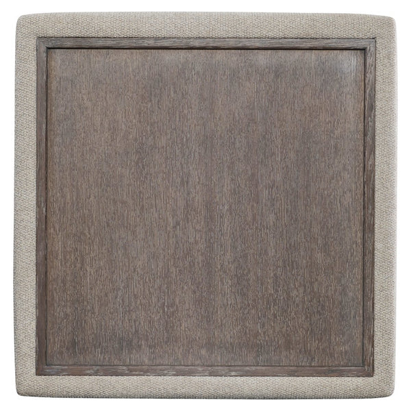 Bernhardt Bernhardt Vista Fabric Tray Ottoman With Removable Puma Cerused Tray, Plush Upholstery, 38"W X 18"H - Made to Order P4000A