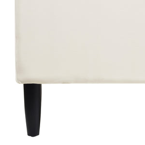 English Elm Jennifer Taylor Home - Aspen King Platform Bed Set – Cloud White Velvet Tufted Headboard For Stylish Bedroom Comfort B2719P238523