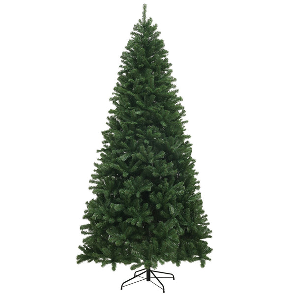 English Elm Homcom 9Ft Artificial Christmas Tree With 2132 Branch Tips, Easy Setup & Sturdy Steel Base For Holiday Decor W2225P229281