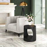 Nuuk Side Table Black 109757 Zuo Modern