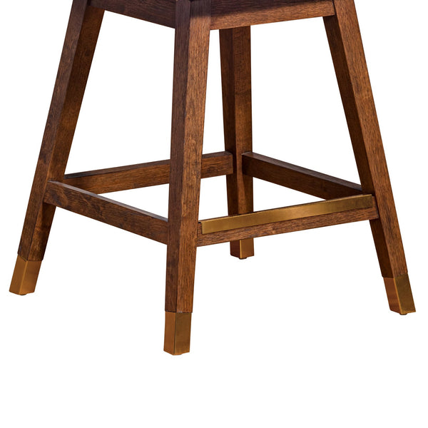 English Elm Amelia Boucle Upholstered Swivel Counterstools Set of 2 for Kitchen Island Bar B2736S00030