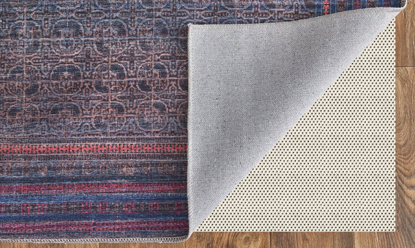 Feizy Rugs Voss Bold Transitional Rug - Vibrant Patterns And Sophisticated Polyester Chenille For Any Space Blue,Pink,Purple Polyester Vos39h8fchlmltg21