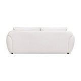 English Elm Sharon 84" Puffy Arm Sofa, Alpaca Off-White Chenille