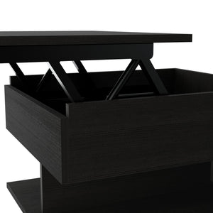 English Elm Babel Lift Top Coffee Table with Hidden Storage Casters and Open Shelf for Living Room B097P407605