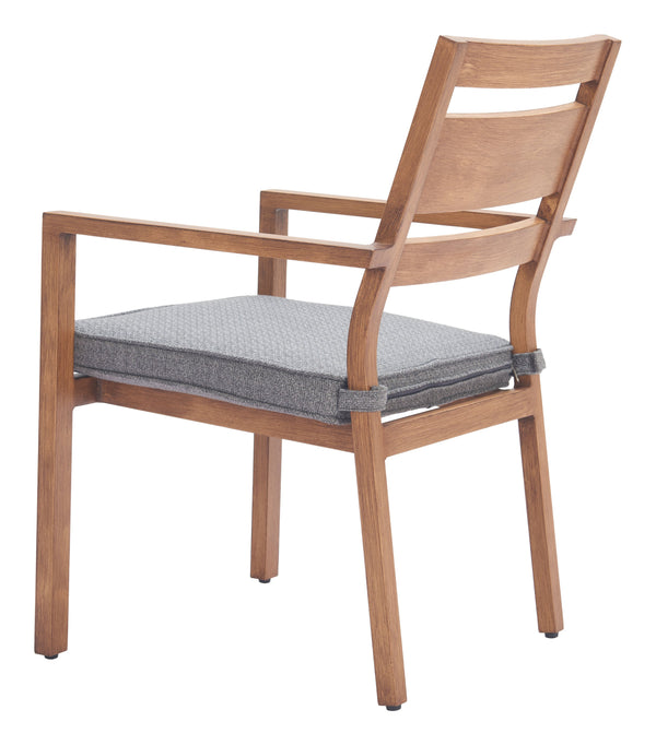 Zuo Modern Rader Dining Chair Set Of 2 - Stylish Natural Design With Comfortable Olefin Fabric & Aluminum Frame Natural 100% Olefin,Aluminum 704059-zuo-modern