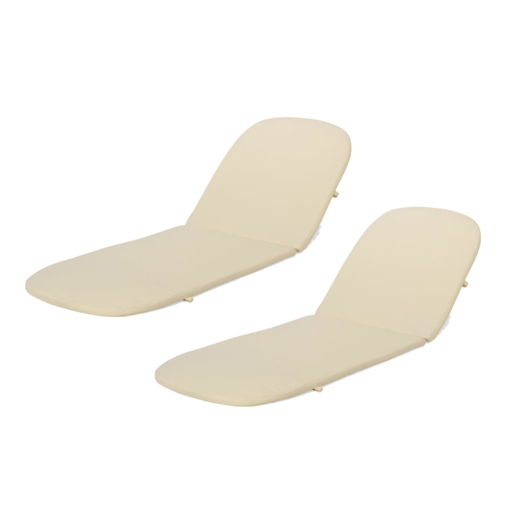 English Elm Christopher Knight Home® - 68020.00Cush-Bge Beige Mikael Chaise Lounge Cushions Set Of 2 – Stylish, Comfortable, Water-Resistant N775P230183B