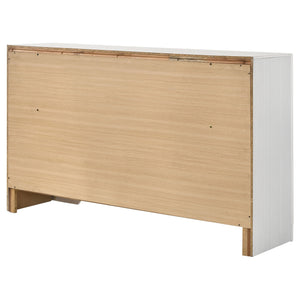 English Elm Annie 9-Drawer Dresser: Elegant Storage Solution With Crystal-Like Fronts For Modern Bedrooms B062P378342