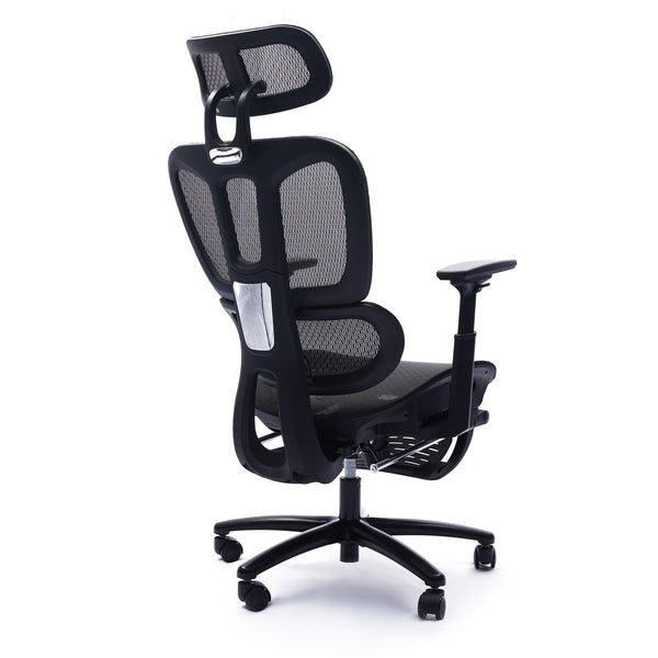 English Elm Adjustable Bonded Leather Office Chair with Butterfly Mechanism, 360° Swivel, Padded Headrest & Flip-Up Arms for Ergonomic Comfort and Productivity Black 26 L x 25 W x 15 H B2741P281456