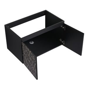 English Elm 30'' Floating Wall-Mounted Bathroom Vanity With Ceramic Sink & Soft-Close Doors For Modern Spaces P3 W999S00211-GIGA