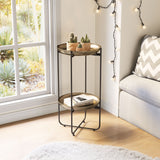 Bronson Accent Table Bronze 109597 Zuo Modern