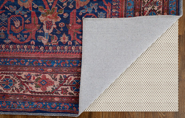 Feizy Rugs Rawlins Vintage-inspired Machine Made Polyester Low Pile Oriental Rug - Timeless Elegance For Any Space Red,Blue,Tan Polyester Rln39hgfnvymltf71