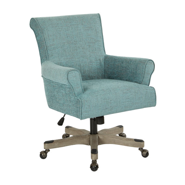 OSP Home Furnishings Megan Office Chair Turquoise