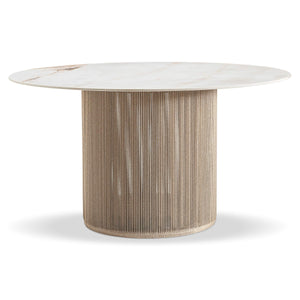 Bernhardt Bernhardt Trellis Sintered Stone Top Outdoor Dining Table with Rope Wrapped Aluminum Base K2315
