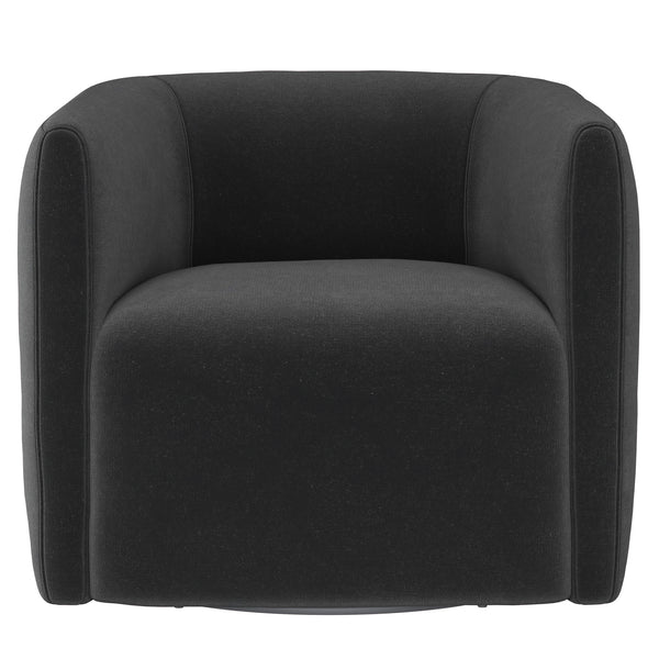 Bernhardt Aline Fabric Swivel Chair 5558-000 White B6923S_5558-000 Bernhardt