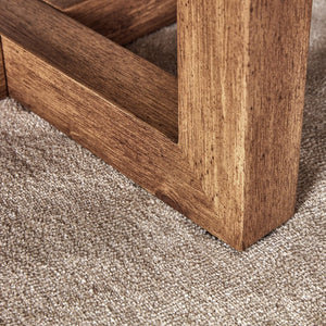 English Elm Modern Gray Texture MDF Round Coffee Table 31.4" – Retro Cross-Leg Design, Thick Top, Sturdy, Sleek Decor W1151P209822