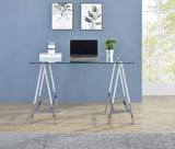 OSP Home Furnishings Middleton desk Chrome