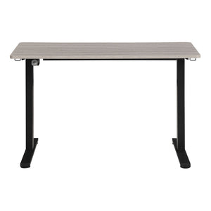 OSP Home Furnishings Primo Electric Sit Stand Desk with Programmable Height Memory for Modern Home Offices PMO4823B-LG