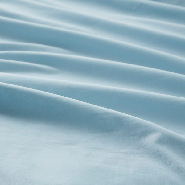 JLA Home 510 Design - 100% Cotton breathable sheet set — OEKO-TEX certified, ultra-soft durable weave for year-round comfort Light Blue AM20-0353