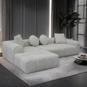 English Elm Modern Chenille Tufted Sleeper Sofa with Usb Port and Storage for Guest Rooms W1183S00008