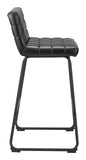 Pago Barstool - Set of 2 Black 110069 Zuo Modern