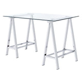 OSP Home Furnishings Middleton desk Chrome