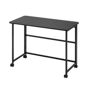 English Elm Folding Desk - Compact Black Foldable Computer Desk For Small Spaces, Easy Storage & Setup 39.37" W2516P272890