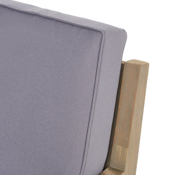 English Elm Christopher Knight Home® - Grenada 8-Seater Acacia Wood Sectional Sofa Set - Stylish, Water-Resistant Cushions For Outdoor Fun! N773OS00063G