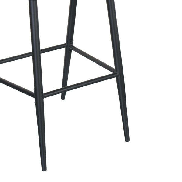 English Elm Christopher Knight Home® - Outdoor 30.25" Barstool Set Of 2 - Stylish Metal Frame & Pe Rattan Backrest For Patio Comfort N772P245120B