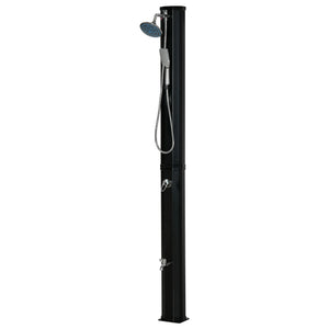 English Elm Outsunny Freestanding Solar Poolside Shower with 360 Head and 9.2 Gallon Heated Tank W2225P200539