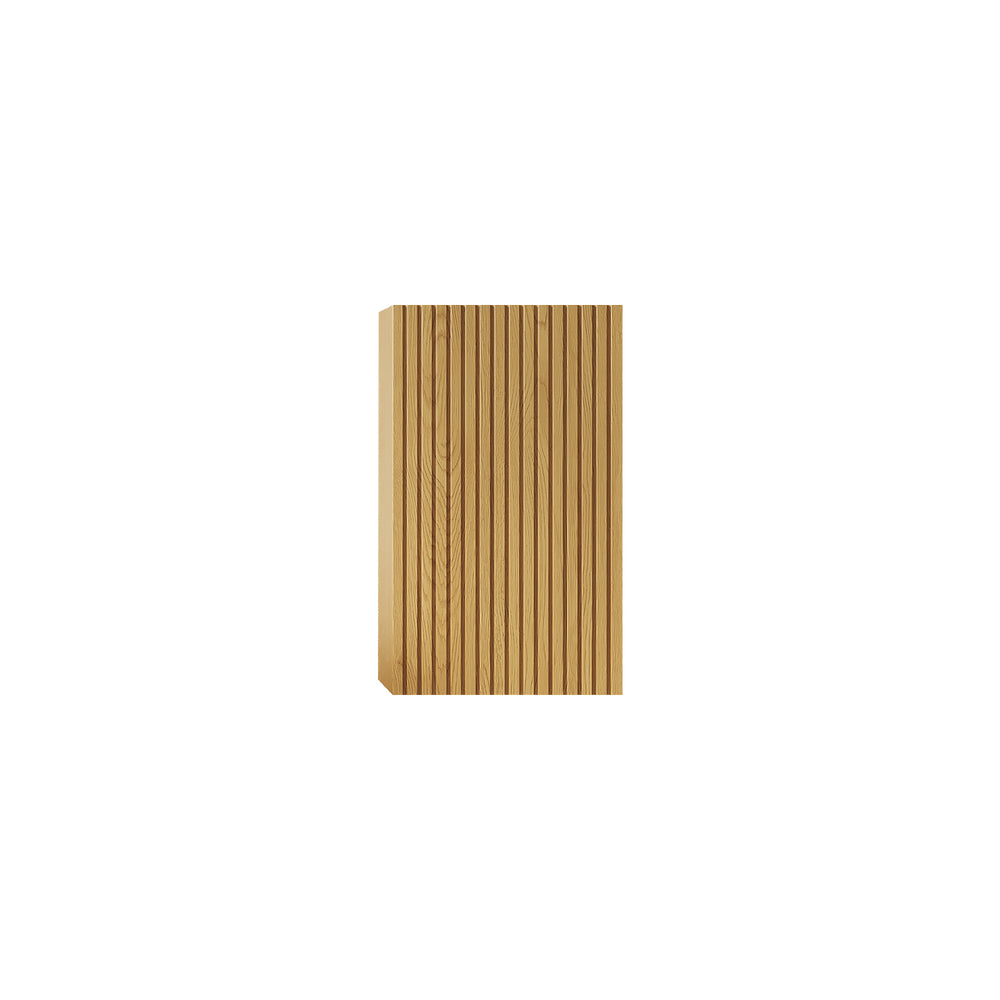 English Elm MITCH Corolla Oak 23" Tall Narrow Wall Cabinet with Dampened Door, Waterproof Plywood for Bathrooms W2615P279444