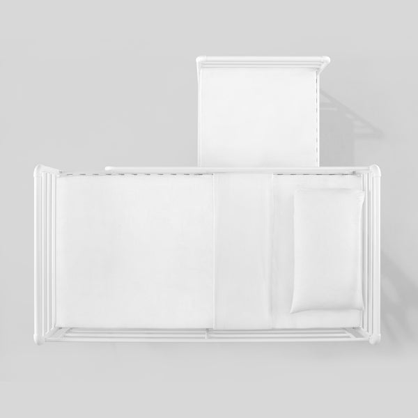 Devan Modern L-Shape Bunk Bed with Fun Cut-Out Panels - Space-Saving Design in White & Terracotta