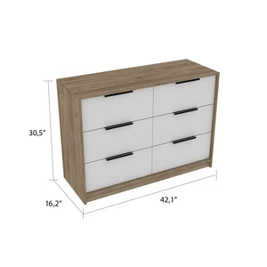 English Elm Marion Multicolor Slide And Pull Dresser - Compact Stylish Storage Solution With Four Drawers B128S00103