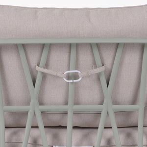 English Elm Christopher Knight Home® - Huron Outdoor PP Club Chair with Waterproof Olefin Cushions, Durable Plastic Frame and Iron Legs - Weather-Resistant Patio Seating Set Beige,Light Green N775P178198G