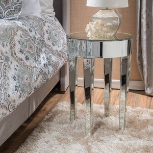 Christopher Knight Home® - Noble House - Juliett Mirrored Round Table