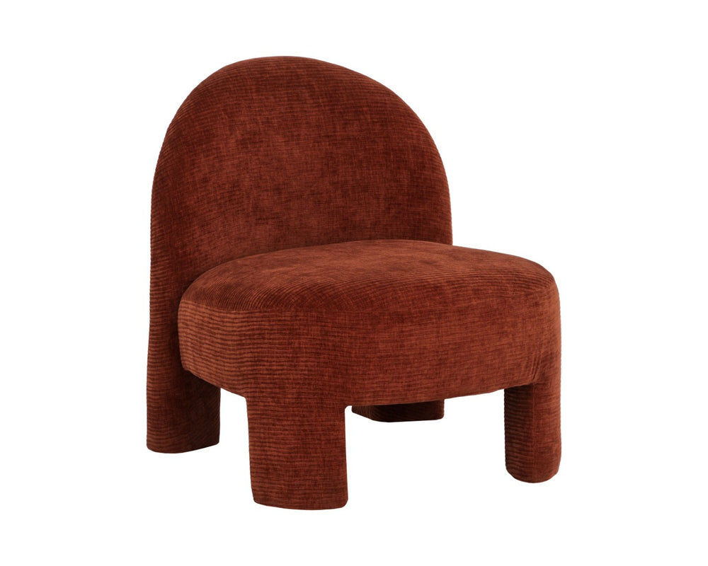 Sunpan MYRTLE Lounge Chair in Opera Spice - Plush Comfort, Modern Design for Stylish Living Spaces & Lounges 112364
