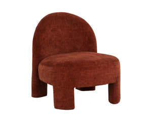Sunpan MYRTLE Lounge Chair in Opera Spice - Plush Comfort, Modern Design for Stylish Living Spaces & Lounges 112364