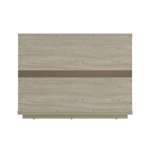 English Elm Evelyn 32" Nightstand In Natural Finish - Modern 3-Drawer Bedside Storage Solution For Any Room B365P398535