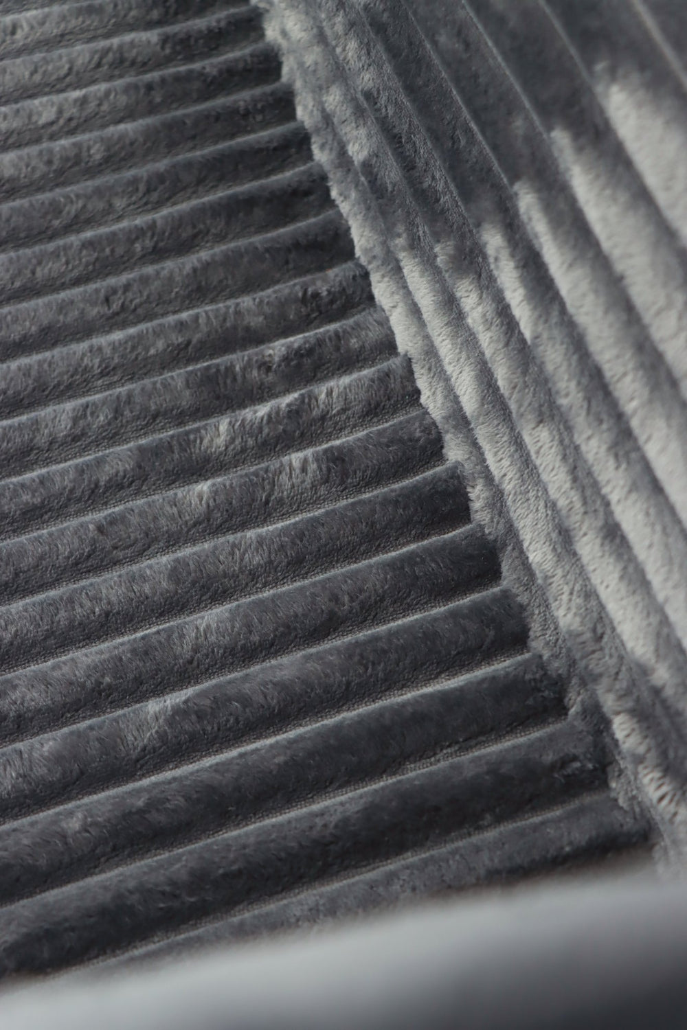 English Elm Cloud Sectional Couch - Modern L-Shape Modular Sofa In Plush Corduroy, No Assembly, Versatile Grey Design W3975S00013