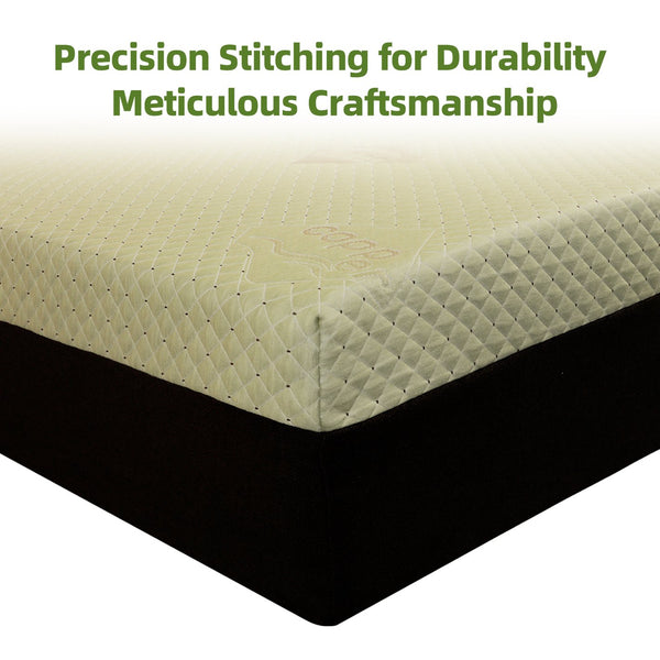 English Elm 12-inch Queen Copper Gel Foam Mattress with 7-zone Support and Cooling Air Layer W5081P394366