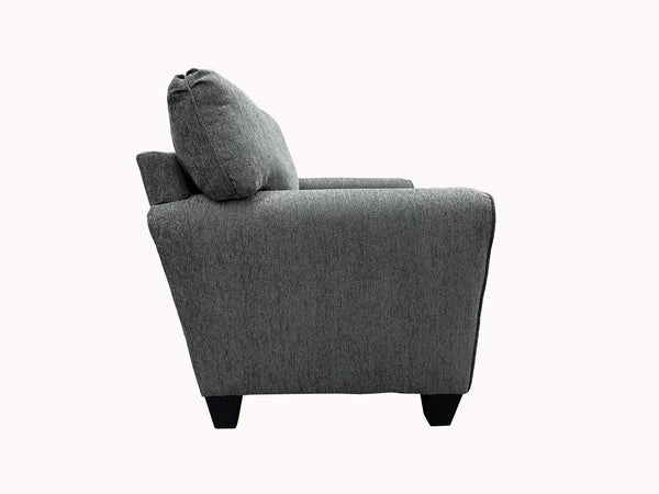 Porter Designs Reese Modern Upholstered Chair - Elegant Comfort For Your Contemporary Living Space Gray Fabric 01-207-03-2961