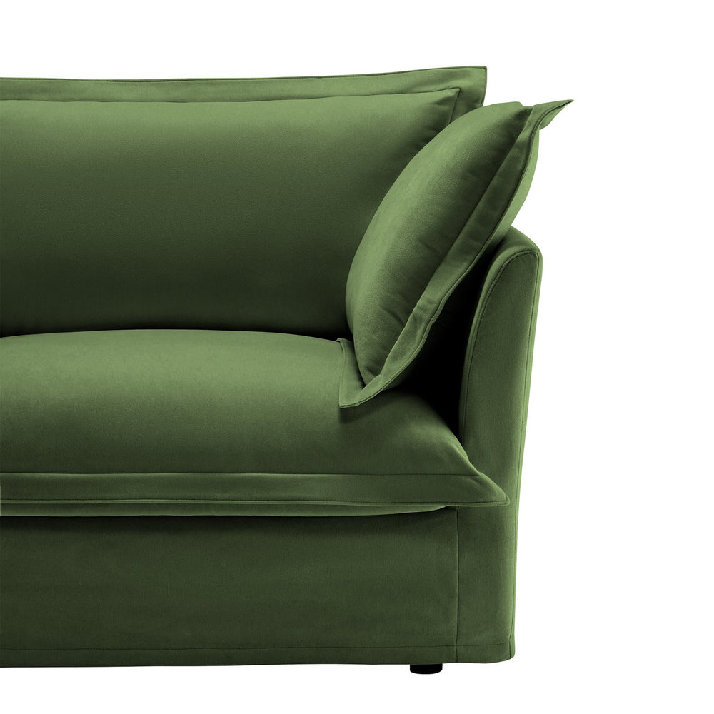 English Elm Koala Deep Seat Chenille Sectional Module with High Back Support for Living Rooms W3041P240132