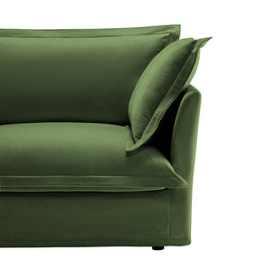 English Elm Koala Deep Seat Chenille Sectional Module with High Back Support for Living Rooms W3041P240132