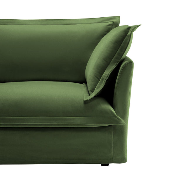 English Elm Koala Deep Seat Chenille Sectional Module with High Back Support for Living Rooms W3041P240132