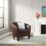 OSP Home Furnishings Ethan Tub Chair Cocoa