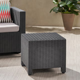 Christopher Knight Home® - Noble House - Waverly Outdoor Wicker Print Side Table