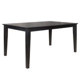 Homelegance By Top-Line Alejandro Wood Black Dining Table Black Wood